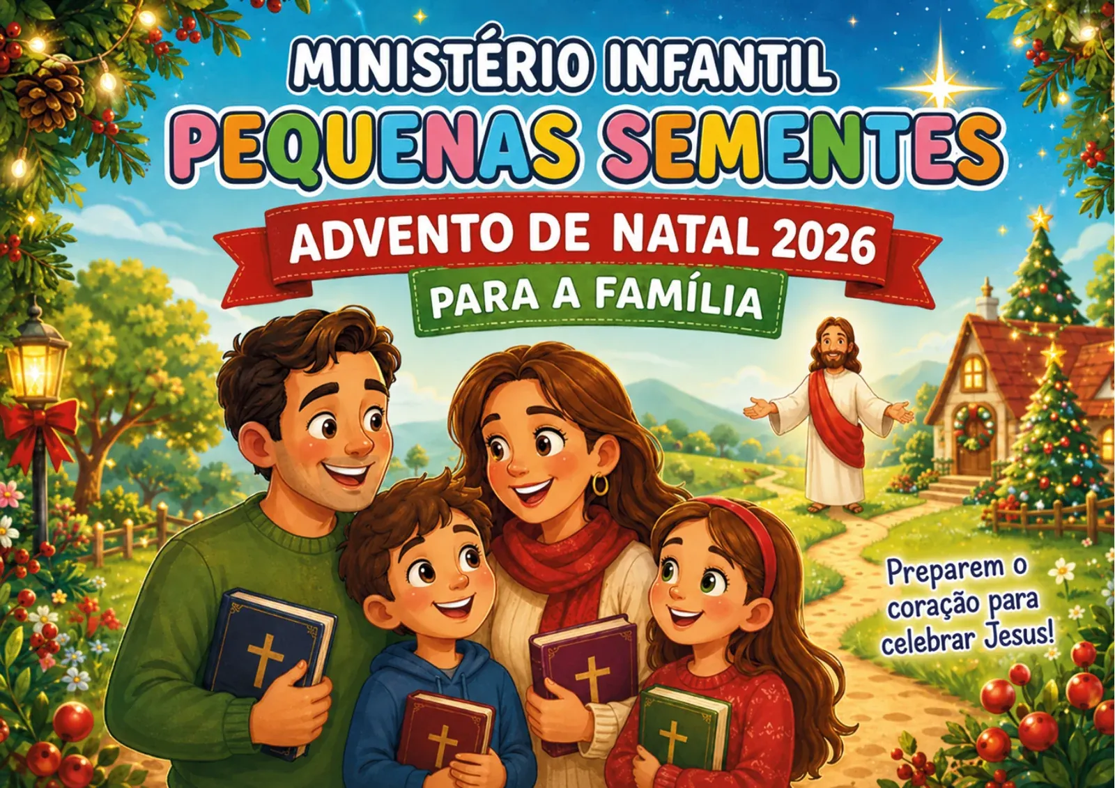 Capa do Advento de Natal 2026 Pequenas Sementes para a Família